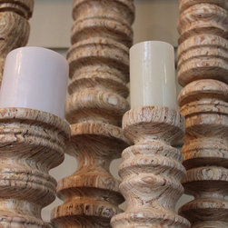 OSB candle sticks - Home Decor