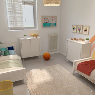 Projet Velizy - Aménager une chambre pour deux enfants