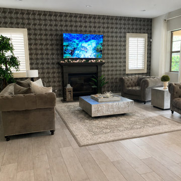 Statement Wall Family Room - AFTER