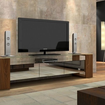 2788 MH Mirrored TV Stand