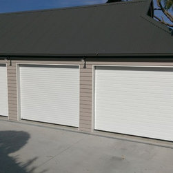 Hormann Insulated Sectional Garage Door - Woodgrain S-Rib design - Garage Doors & Openers