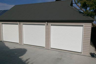 Hormann Insulated Sectional Garage Door - Woodgrain S-Rib design