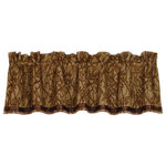 Paseo Road by HiEnd Accents - Highland Lodge Valance, 84x18 - Wash Instructions: Dry Clean Recommended