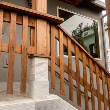 Front Entry & Landscaping