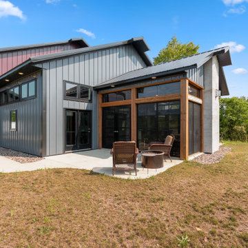 Not Your Grandfather's Barn! A Modern Pole Barn House in Lauderdale Lake Area