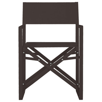 Sunset Directors Chairs, Set of 2, Black