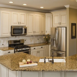 Antique English Kitchen Cabinet Refacing - Kitchen Cabinetry