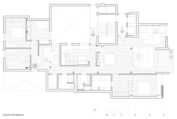 Plano de planta by CALMA estudio de arquitectura