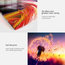 "Golden Storm" Acrylic Prints, 100x200 cm, Set of 5