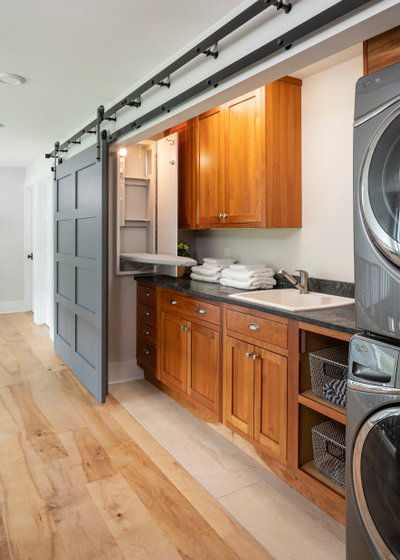 Farmhouse Laundry Room by Architectural Resource LLC