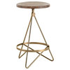 Arteriors Home - Wyndham Swivel Counter Stool In Vintage Brass - 6698