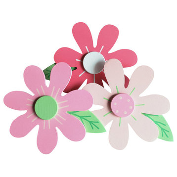Samantha Pinks Daisy Quilt Clips set of 3