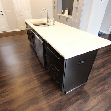 Waypoint LivingSpaces 410F Painted Stone Cabinets