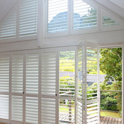 Custom Shutters: Triangular Shaped - Interior Shutters