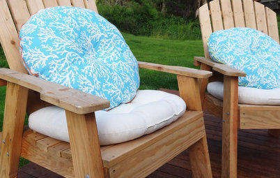 DIY: Easy Outdoor Cushions