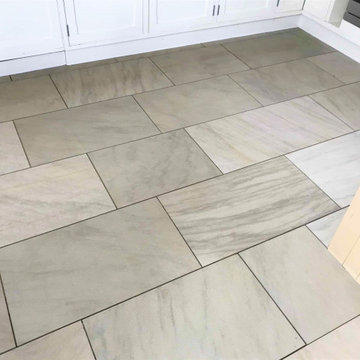 Large Sandstone Floor Renovated at Crowthorne Rental Property