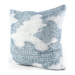 Shibori Cushion Choreograph Washed Denim - Decorative Cushions