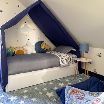 Asher's "Construction Trucks" bedroom Reno