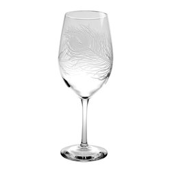 Peacock 18 oz. Clear AP Wine Glass (Set of 4) - Wine Glasses
