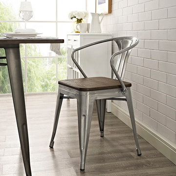 Promenade Arm Chair-Gunmetal