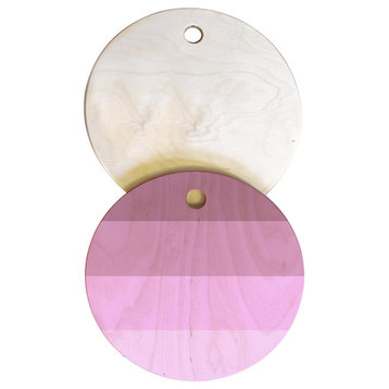 Shannon Clark Lavender Ombre Cutting Board, 11.5"x11.5"