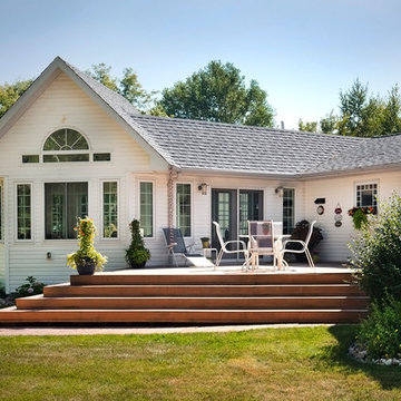 A bright, colorful North Dakota home
