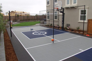 This is an example of an outdoor sport court in San Francisco.