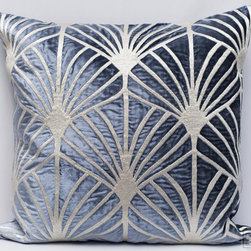 Lisbon Pillow - Blue - Decorative Pillows