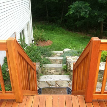 Douglas fir deck