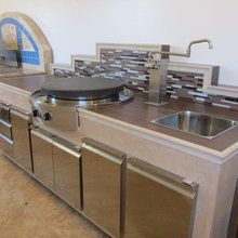 outdoor kitchen