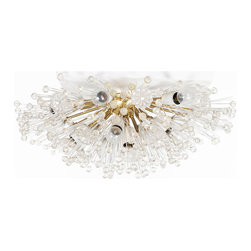 Emil Stejnar Snowball Orbit Sputnik Flush Mount C1950s - Flush-mount Ceiling Lighting