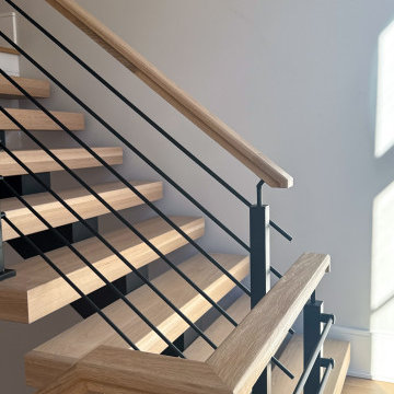 Project #147 | Modern Staircase with Seattle Style Stringer