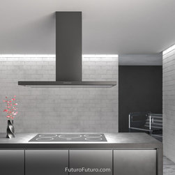 48&Prime; Viale Black Island Range Hood - Range Hoods And Vents
