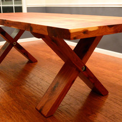 X Design Farm House Table - Dining Tables