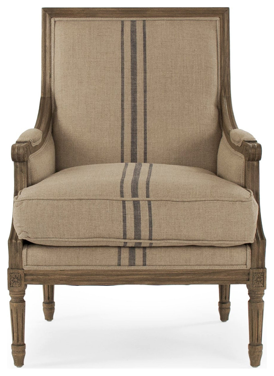Louis Club Chair - French Country - Armchairs And Accent Chairs - by