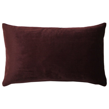 Velvet Geometric Pattern Decorative Throw Pillow, Seigaiha Scallop, 12"x20"