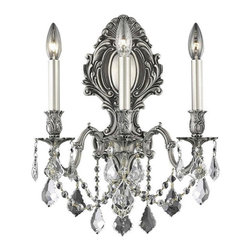 Elegant Lighting - Elegant Lighting Monarch 9603W14PW/EC Wall Sconce - Wall Sconces