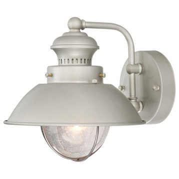 Harwich 8" Outdoor Wall Light Brushed Nickel