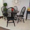 Windsor Dining Chair, Antique Black