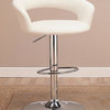 Emma Mason Signature Tiffany 29 Upholstered Bar Chair with Adjustable Height COA