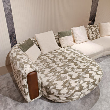 Curved Modular Sectional Sofa 5012