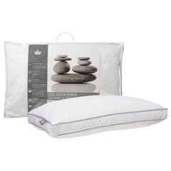  Natural Comfort Quilted Feather Billow Pillows