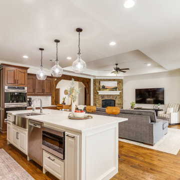 Edmond Kitchen and Living Room Transformation by Ten Key