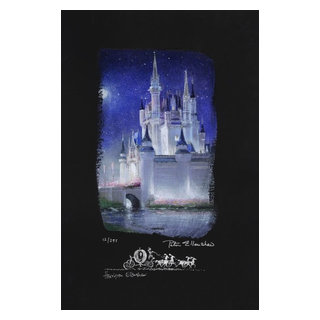 Tim Rogerson Maleficent's Fury From Disney Sleeping Beauty Gallery Wrapped  Giclee On Canvas Disney Fine Art