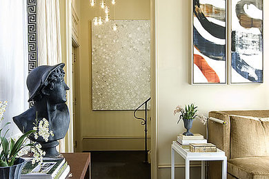 Example of an eclectic living room design in DC Metro