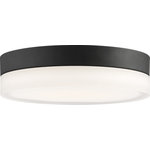 Nuvo Lighting - Pi 1 Light Flush Mount, Black - This 1 light Flush Mount from the Pi collection by Nuvo will enhance your home with a perfect mix of form and function. The features include a Black finish applied by experts.