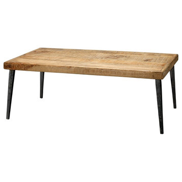 Farmhouse Coffee Table in Natural Wood