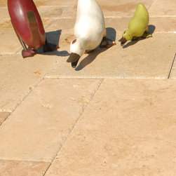 Irox Beige Travertine Roman Pattern - Wall And Floor Tile