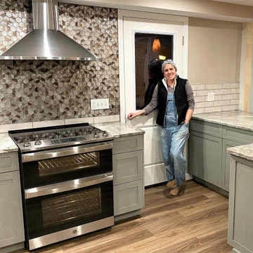 Merrimack, Gray Transitional Kitchen