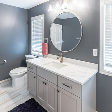 Transformed Laundry Room and Bath Remodel - Franklin, WI